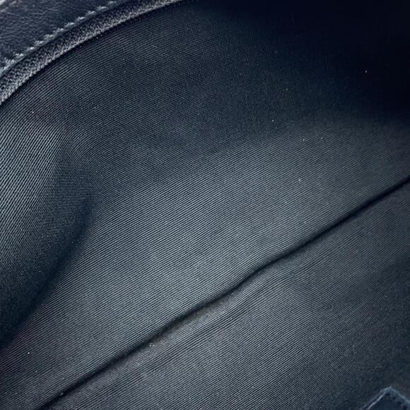 CHANEL Navy Leather Coco Mark Shoulder Bag - Picture 6 of 14